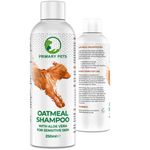 Oatmeal Dog Shampoo, Dog Shampoo Sensitive Skin. Natural Dog Shampoo, Containing Aloe Vera & Provitamin B5 ideal, Dog Shampoo for Itchy Skin, Puppy, Dog Shampoo