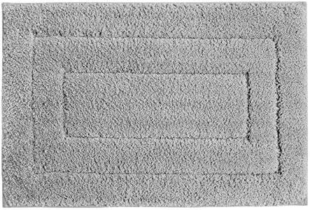 GRANNY SAYS Bathroom Mat, 16" x 24" Grey Bath Mats for Bathroom Non Slip Washable, Super Soft Bathmat, Bath Matts for Floor, Washroom Absorbent Bath Mat, Tapis de Bain, Microfiber Bathroom Floor Mats