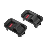 ACROPIX Front Rear Door Lock Lever Knob Replacement Fit for Chevy Suburban Silverado Avalanche for GMC Sierra Yukon - Pack of 2