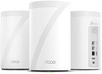 TP-Link Deco 7 Pro BE14000 Tri-Band Wi-Fi 7 Whole Home Mesh System | 8-Stream 14 Gbps | 10 Gbps WAN/LAN Port | Up to 8100 Sq.ft, 200 Devices Capacity | 320 MHz, HomeShield, AI-Roaming (BE67 3-Pack)
