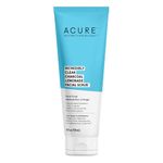 ACURE Incredibly Clear Charcoal Lemonade Facial Scrub, 100% Vegan, for Oily To Normal & Acne prone skin | charcoal, Lemon & Blueberry - Exfoliates & Detoxifies 4 fl Oz (Packaging May Vary)