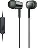 Sony MDREX155AP in-Ear Earbud Headphones/Headset with mic for Phone Call, Black (MDR-EX155AP/B)