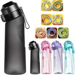 Air Water Bottle New Fruit Fragrance Water Bottle, 650ML Starter Up Set Drinking Bottle with 7 Flavour BPA Free Leak-Proof 0 Sugar 0 Calorie Fragrance Water Bottle with Straw for Gym and Outdoor