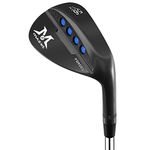 MAZEL Individual Right Handed Golf Sand Wedge 48,50,52,54,56,58,60 Degrees CNC Milled Face & Wider Sole, Get More Spin and Easier Stroke (Black Single Wedge, 56 Degrees)