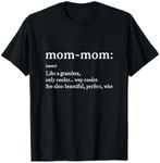 Mommom Gift TShirt Definition Grand