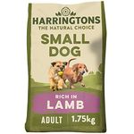 Harringtons Complete Small Dry Dog Food Lamb & Rice 4x1.75kg - Made with All Natural Ingredients