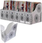 Evelots 6 Pack Magazine File Holder/Organizer-4 Inch Wide-Mandala-With Labels