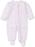 Kissy Kissy Baby-Girls Infant Swan Blossoms Footie With Zipper, Multicolored, 9 Months