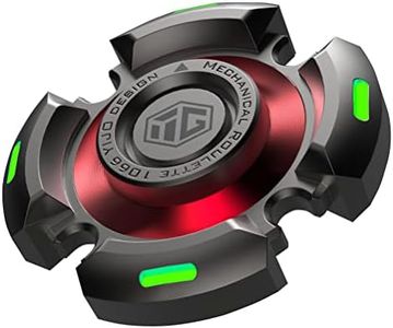 Fidget Spinners for Adults and Kids, Stress Anxiety ADHD Relief Figets Toy, Metal Finger Hand Spinner Toys with Luminous Light, Fidget Spinner Need Absorb Light Then Release in Dark