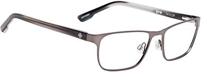 Spy Optic Unisex Taylor RX Frame, Gunmetal/Greystone, 52-17-140, Gun Metal Gray Stone, 52mm