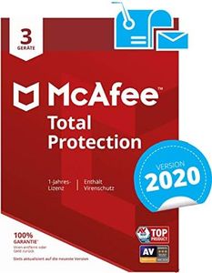 McAfee Total Protection 2019 | 3 Devices | PC/Mac/Android/Smartphones | Activation code by post