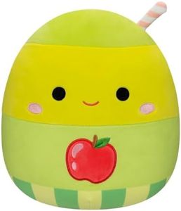 Squishmallows Scatola per succhi Jean la mela, 19 cm