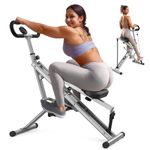 Sportsroyals Squat Machine for Home,Rodeo Core Exercise Machine,330lbs Foldable,Adjustable 4 Resistance Bands,Ride & Rowing Machine for Botty Glutes Butt Thighs,Ab Back/Leg Press Hip Thrust