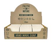 Faith In Nature Natural Tea Tree Hand Soap Bar, Cleansing, Vegan & Cruelty Free, No SLS or Parabens, Multi Box 18 x 100g