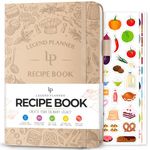 Legend Recipe Book – Blank Family Cookbook to Write In Your Own Recipes – Empty Cooking Journal – Personalized Cooking Notebook, Hardcover, A5, 58 Recipes In Total (Seashell)