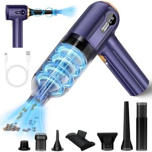 Ledeak Handheld Vacuum Cleaner Cordless, 15000PA Powerful Rechargeable Car Vacuum Cleaner, 3 in 1 Portable Mini Car Hand Held Hoover Cordless with Digital Display, Vacuum Cleaners for Car Home Office