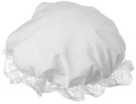 Jacobson Hat Company Women's Colonial Mob Hat, White, Adult