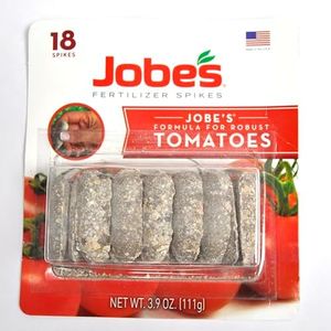 Jobe’s Fertilizer 06000, Spikes, for All Tomato Plants, 18 Spikes