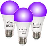 LEMENG LED Black Lights Bulb 9W Bla