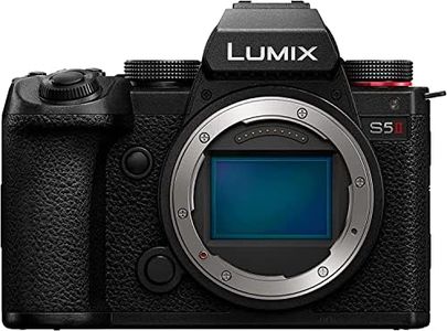 Panasonic LUMIX S5II 24.2MP 4K S Series Full Frame Mirrorless Digital Camera with C4K/4K 60p/50p 10-bit Unlimited Video Recording, Body Only (DC-S5M2GN)