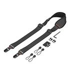 SMALLRIG Universal Camera Strap, Adjustable Camera Shoulder Neck Strap with Quick Buckle Kit and Quick Release Plate Anchor, for Canon Nikon Sony Fujifilm DSLR Cameras - PSC2428