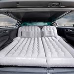 Robustt SUV Car Inflatable Bed - Grey (Pack of 1) | 2 Air Pillow & Air Pump | Car Sleeping Bed for Kids | Car Back Seat Bed | Quick Inflatable Bed | Car Bed for Trip, Camping, Picnic, Pool & Beach