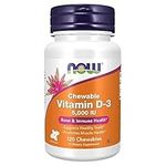 NOW Supplements, Vitamin D-3 5,000 