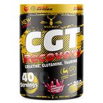 Wild Buck CGT Recovery - Creatine, Glutamine & Taurine|Supports Strength & Power|Performance & Endurance|Muscle Recovery| Enhances Muscle Recovery|Lean Muscle Mass [Pink Lemonade, 260g]