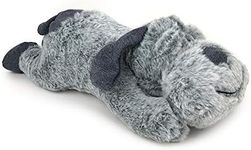 Snuggle Friends Plush Dog Toy, Grey