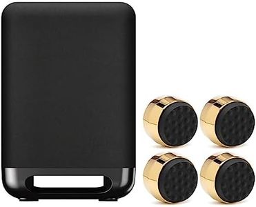 Sony SASW5 300W Wireless Subwoofer for HT-A9/A7000/A5000 Bundle with Subwoofer Isolation Feet (4-Pack, Black/Gold) (2 Items)