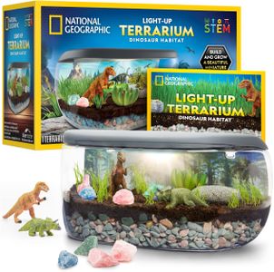 National Geographic Light Up Terrarium Kit – STEM Science Toy for Kids