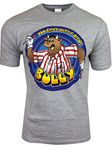 Bullseye TV Show Darts Cant Beat a bit of Bully Official Grey T Shirt (L)