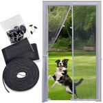 Fiberglass Mesh Magnetic Screen Door – Heavy Duty Self-Closing Hanging Door Net Screen with Magnet Closures – Available in 5 Colors and Many Sizes – Magnetic Door Screen by Sentry Screens