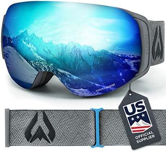 WILDHORN Roca Snowboard & Ski Goggles - US Ski Team Official Supplier - Interchangeable Lens - Premium Snow Goggles