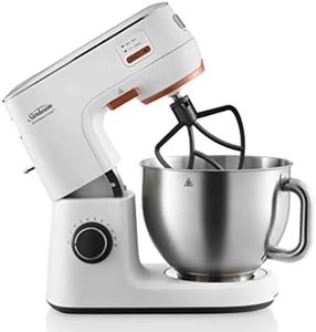 Sunbeam Mixmaster HeatSoft Planetary Stand Mixer | HeatSoft Technology To Melt & Mix In One Bowl, 2 Heat Settings, 10 Speeds, 5.2L Bowl, White MXM7000WH