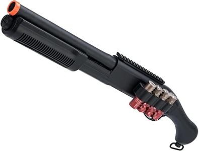 Evike Airsoft - CYMA Standard M870 3-Round Burst Multi-Shot Shotshell Loading Airsoft Shotgun (Model: AOW-C Standard/Black) - Spring Powered