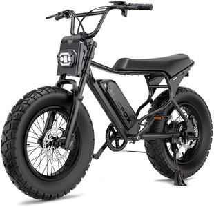 MACFOX X7 Electric Bike for Adults, 750W EBike with Hydraulic Brakes, 48V 13Ah Removable Battery 30 Mile Range, Upgraded 20x5.0 Rear Fat Tire for School/City Commuting (UL2849 & Class-2/Black)
