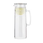 BODUM 11575-10S Biasca Ice Green Tea Jug, Clear, 1.2 Litre, 40 oz(10 x 14 x 27 cm)