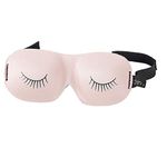 Bucky Ultralight Collection, Contoured Travel and Sleep Eye Mask, Strawberry Eyelash, One Size