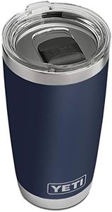 YETI Rambler 20 oz Tumbler, Stainless Steel, Vacuum Insulated with MagSlider Lid, Navy