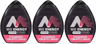 MiO Energy Liquid Flavor Enhancer with Caffeine and B Vitamins - 3 pack (Strawberry Pineapple Smash)