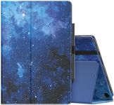 MoKo Case Fits All-New Kindle Fire HD 10 & 10 Plus Tablet (11th Generation, 2021 Release) 10.1" - Slim Folding Stand Cover with Auto Wake/Sleep, Blue Sky Star
