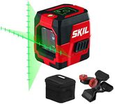 SKIL Self-Leveling Green Cross Line Laser with Projected Measuring Marks - LL932401,Red/Black