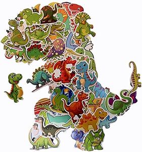 100PCS Dinosaurs Stickers for Kids,Cute Waterproof Animal Sticekrs for Laptop,Luggage Cup Water Bottle