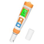 YINMIK 2024 pH Salt Tester, Pool Salt Test Kit, Digital Salinity Tester with ATC, 5 in 1 pH TDS EC Salinity Meter for Saltwater Pool, Hot Tubs, Spas, Aquarium, Hydroponics System, Home Brew