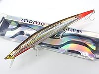 momolures - Tide Shore Minnow 175 26g Floating Silent Weight Transfer System for Bass, Seabass, Salmon Fishing (CLEAR MULLET RED TAIL)