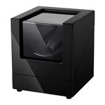 Kranich-Automatic Double Watch Winder Box, Luxury Wooden Storage Case for Mechanical Watch