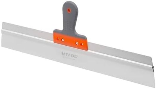 Mivos Couteau à Enduire de Façade Professionnel avec Lame Large en INOX 600 x 60 mm - Couteau à Mastic pour Lisser les Grandes Surfaces - Spatule de Façade avec Soft Poignée - Made in EU