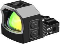 Cyelee CAT X PRO Multi-Reticle Duty Red Dot for RMSc/407k/507k Footprint - 3 MOA Dot & 30 MOA Circle with Motion Deactivated Standby(Similiar to Shake Awake)