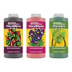 General Hydroponics Flora Grow, Bloom, Micro Combo Fertilizer Set, 1 pint (Pack of 3)